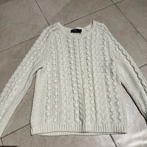 Cream sweater